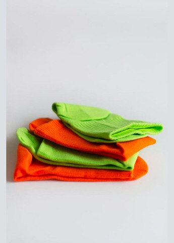 Набор носков (2 пары) Legs u06 cotton low multi (оранжевый-зеленый) (283250643)
