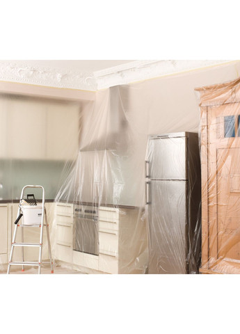 Плівка захисна з малярною стрічкою Tools 140 см x 20 м Ostero (360880670)