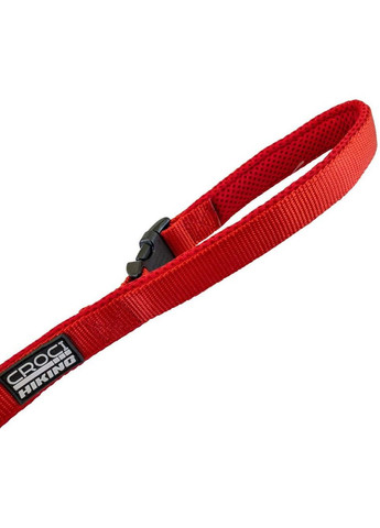 Поводок для собак нейлоновый 120 х 2 см Hiking Reflective красный (8023222171589) Croci (322125266)