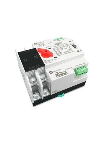 Модульний автоматичний перемикач введення резерву TOQ5-63/2P 63A АВР ATS однофазний Tomzn (368788583)