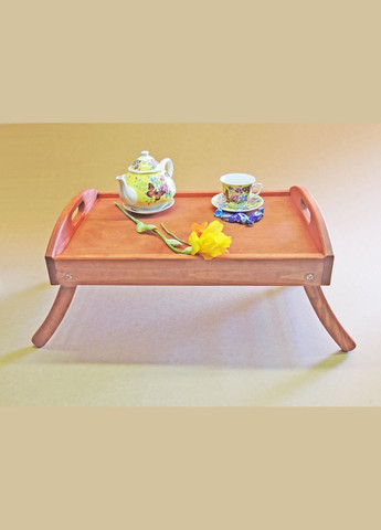 Столик-поднос для завтрака из дерева Калифорния коралл (СТП-001114) No Brand (327847146)
