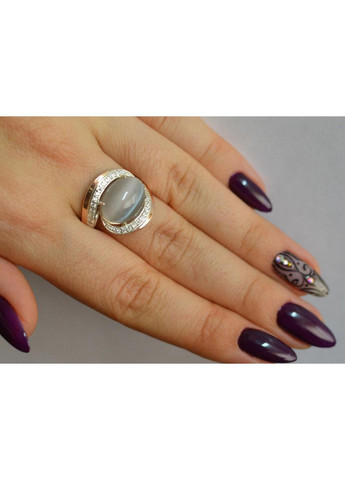 Срібна каблучка з золотом Silver Style (367268400)