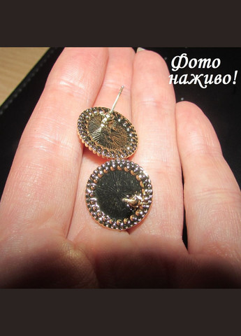 Жемчужные белые круглые серьги в стразах, 1089 Fashion Jewelry (336950026)