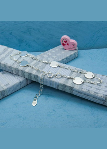 Срібний браслет "Монетки" No Brand (350667179)