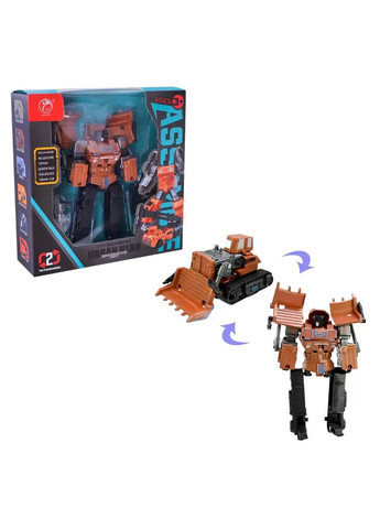 Іграшка трансформер будтехніка 908-2B1/2/3/4/5/6 в асортименті 6 видів, в короб. 16*16*8см No Brand (362421045)