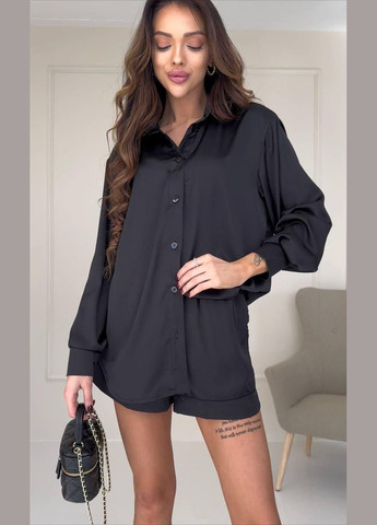 Костюм жіночий шовковий шорти та сорочка JUGO Atelier (293510666)