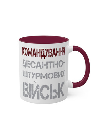 Кружка с шевроном "Командование Десантно-штурмовых войск" No Brand (368671439)