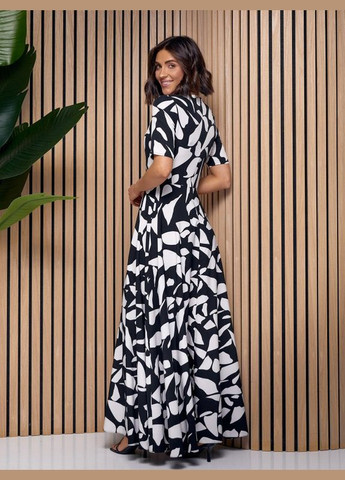 Черное платье 14540 черное ISSA PLUS однотонное