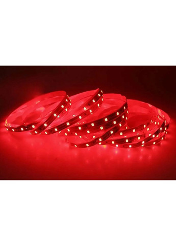 Светодиодная LED лента с клейким основанием 8 мм 4,8 Вт/м 60 LED/м IP65 MTK-300R-F-3528-4,8W-12 красная (5м) MOTOKO (370258073)