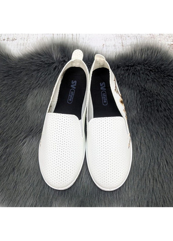 Белые слипоны женские SV