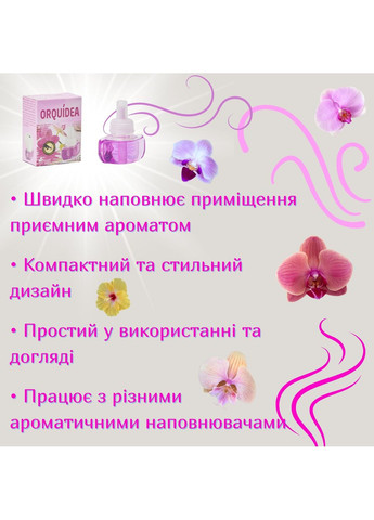 Ароматизатор із ароматом Orquidea для електричного дифузора Bosque Verde 25 мл. Deliplus (354179063)