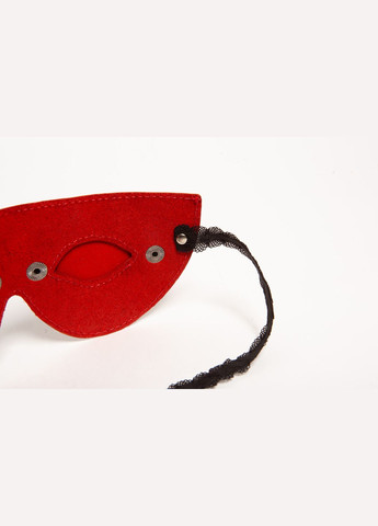 Маска шкіряна Blind eyes червона MS-3 Edena (327878365)