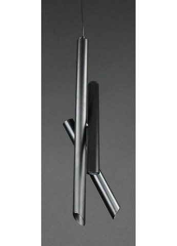 Люстра світлодіодна підвісна LED світильник для квартири на стелю ледве 27505 Чорний 55-250х10х10 см. Sunnysky (324396119)