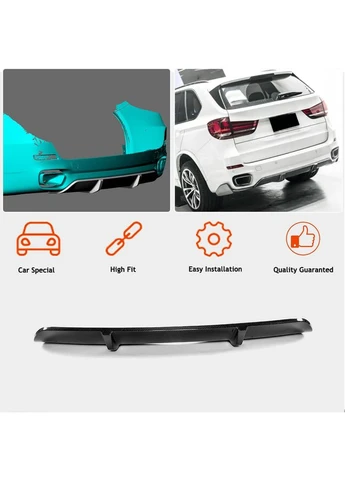 Дифузор заднього бампера Карбон V2 (M-Sport) для X5 F-15 2013-2018 рр BMW (389778528)