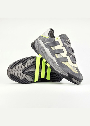 Сірі Осінні кросівки чоловічі adidas niteball gray | адідас найтбол сірі No Brand