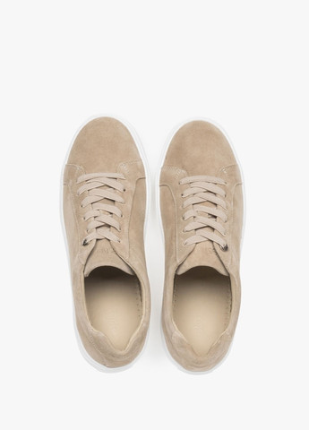 Бежеві кеди низькі, колір бежевий Estro