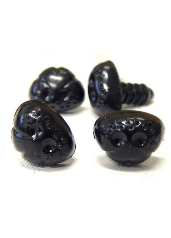 Носик для іграшок реалістичний, безпечний, 12х9 мм, чорний No Brand (340484463)