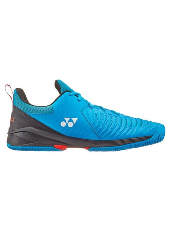 Голубые демисезонные кросcовки мужские sht-sonicage3 wide blue/black Yonex