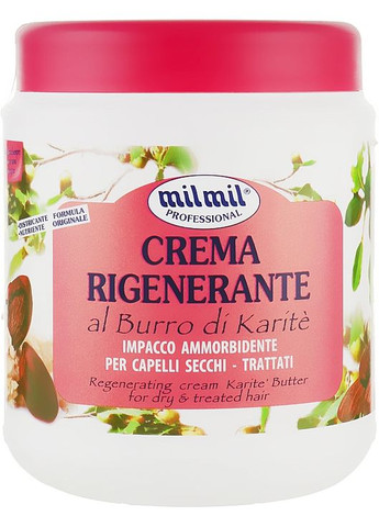 Маска для волос Crema Rigenerante Al Burro Di Karite 1000ml (242409-78570) MilMil (369797666)