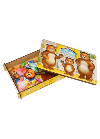 Настільна гра "Вдягни ведмедиків" 16х23х5 см No Brand (289364017)