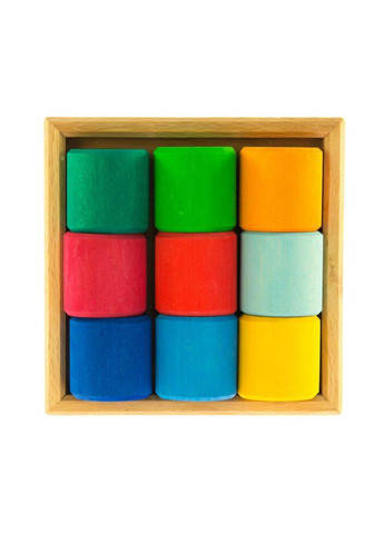Конструктор деревянный Разноцветный ролик (523347) NIC (281426034)