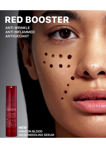 Антивікова сироватка-бустер RED BOOSTER REEDLE SHOT 100 з мікроголками та антиоксидантами 50 мл VT Cosmetics (367585803)