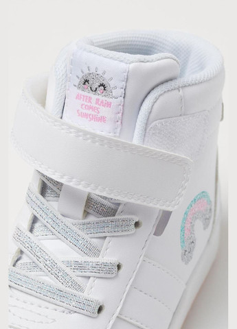 Білі осінні стильні снікерси для дівчинки 27 розмір білі 0807915001 H&M
