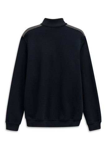 Синий демисезонный мужской свитер тройер синий Bugatti