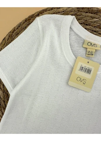 Біла літня футболка OVS