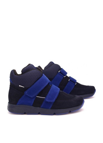 Темно-синие повседневные ботинки утепленные 7018-saap Bartek