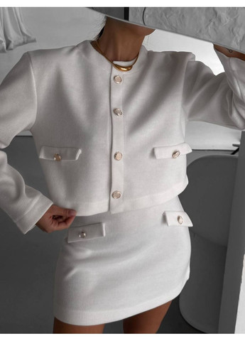 Нежный вязаный костюм из ангоры (жакет + юбка) 😍💗 ЗАМЕР В ОПИСАНИИ DK/DL Мода без кордонів (369713509)