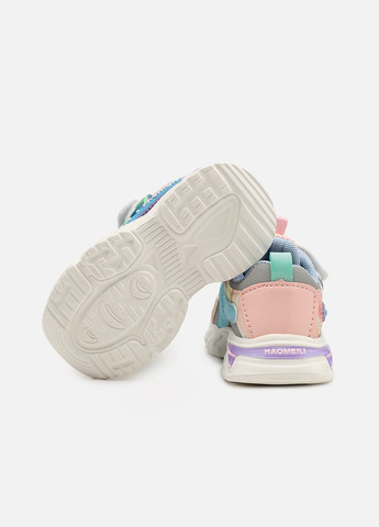 Сірі осінні кросівки для дівчинки, на пласкій підошві колір сірий cb-00273945 Kimboo