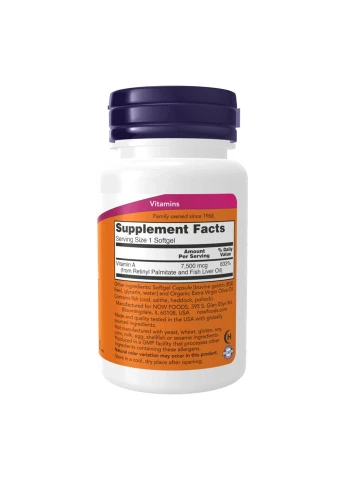 A 25 000 IU - 250 sgels Now Foods (391247115)