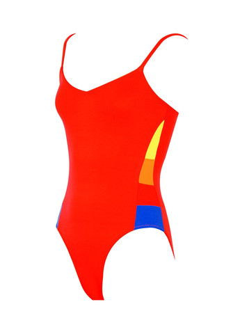 Червоний купальник, колір рожевий, вік 10 років, зріст 146 см Kom Віва