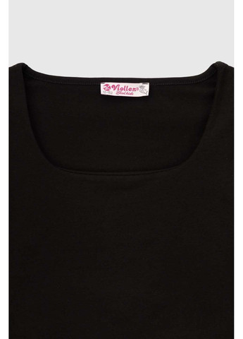 Чорна демісезонна футболка Viollen