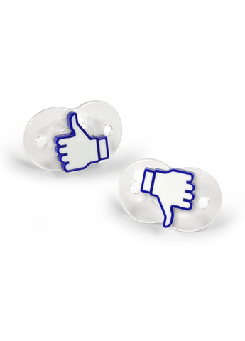 Соска дитяча "Chill, Baby: Лайк - дислайк", Білий BeriDari (268033325)