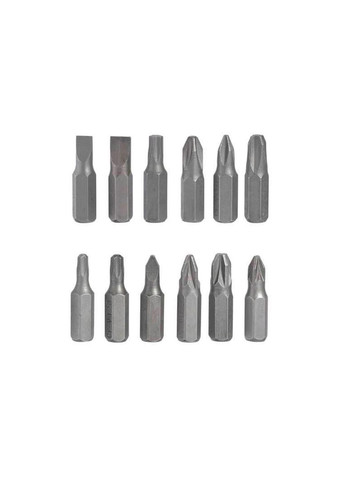 Отвертка с набором бит реверсивная (12 предметов) VT-1003 Intertool (386754792)