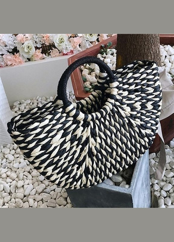 Жіноча плетена соломʼяна сумка 10544 No Brand (344446655)