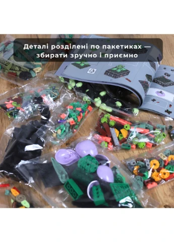 Конструктор Сукуленти 771 деталь, сумісний з LEGO 10309, серія Icons Botanical Collection, Succulents 1:1, квіти No Brand (394028283)