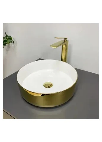 Умывальник (раковина) PRATO GOLD WHITE накладной VBI (393114152)
