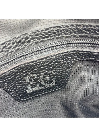 Мужская сумка из натуральной кожи на молнии, черная El.Club 813510 (370286716)