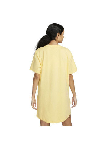 Жовтий сукня w nsw essntl ss dress tshrt dv7882-795 Nike