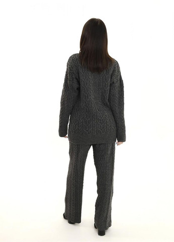 Жіночі в'язані штани вільного крою з високою посадкою ARTKNIT (ak33258p) Art Knit (334893224)