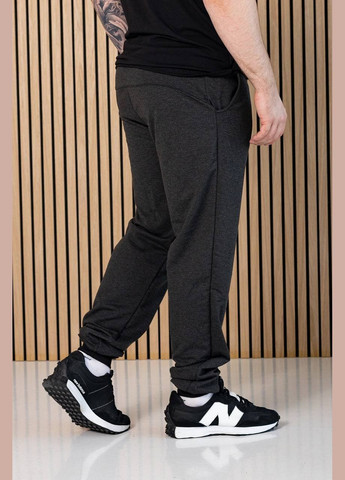 Темно-серые спортивные, повседневный демисезонные джоггеры брюки Vakko