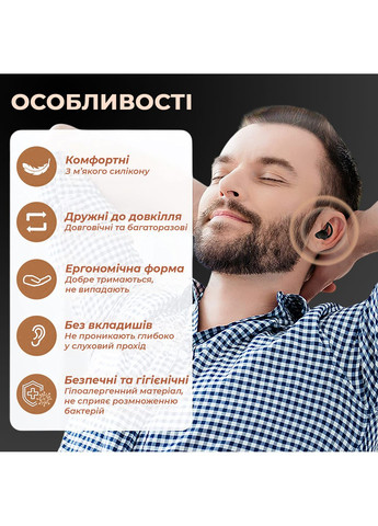 Беруши для сна плавания Акула силиконовые шумоподавляющие для работы перелетов анатомические в футляре Зеленые 56_3_L_4C No Brand (370271476)