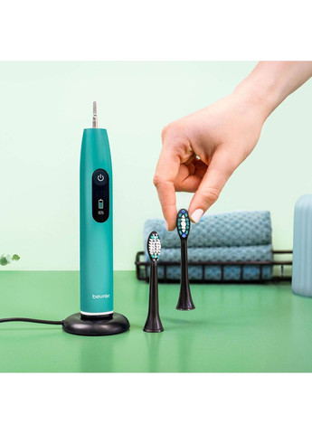 Щетка зубная электр., Ocean Breeze GP, 80т. колив/мин, насадок-2, 5 режимов, бирюза Beurer (368904149)