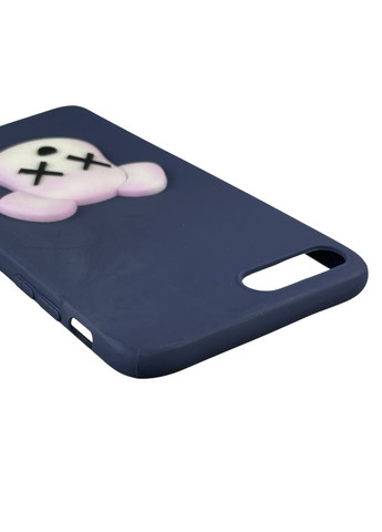 Чехол для iPhone 7 Plus детский бир брик с 3д рисунком на айфон 7 плюс тёмно-синий Apple (366022690)