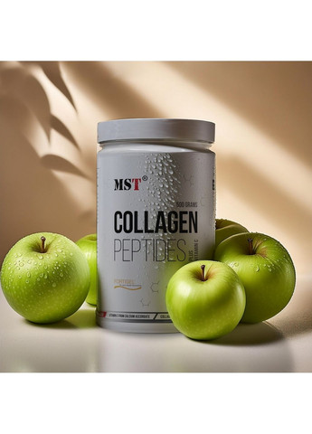 Препарат для суглобів та зв'язок Collagen Peptides + Fortigel, 500 грам Зелене яблуко MST (315871964)