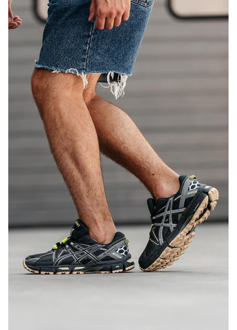 Черные демисезонные кроссовки мужские asics gel-kahana 8 black асикс гель кахано No Brand