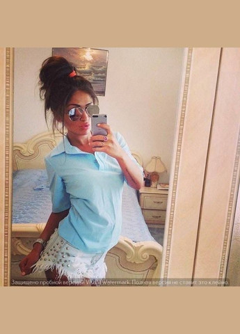 Блакитна блузка жіноча Milani